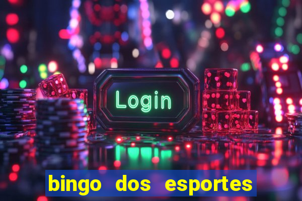 bingo dos esportes para imprimir